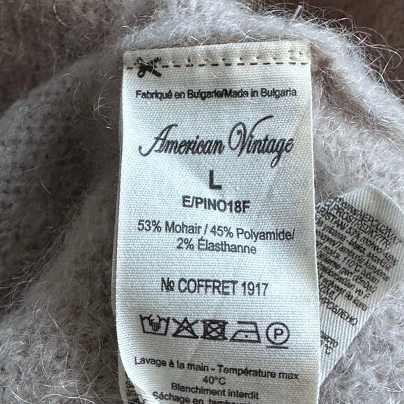 American Vintage Mohair Jumper Sweater - Picture 8 of 8